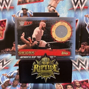 Sheamus WWE Topps Slam Attax 2017 10th Edition Mat Memorabilia Relic Card RMGC - Picture 1 of 3