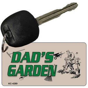 Dad's Garden Metal Key Chain - Picture 1 of 1