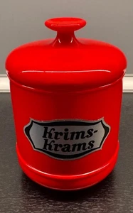 EMSA VORRATSDOSE ROT MIT DECKEL 70ER NEUWERTIG KRIMS-KRAMS - Bild 1 von 1