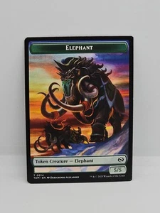 Elephant / Treasure Token TDM TARKIR DRAGONSTORM MtG Magic The Gathering - Picture 1 of 2