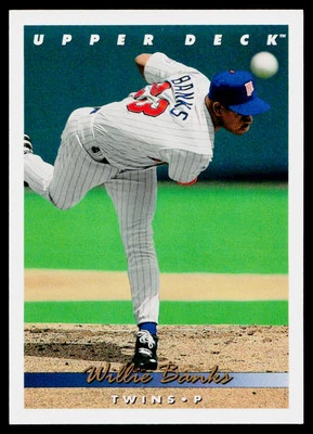 1993 Upper Deck Willie Banks #686 Minnesota Twins - Image 1 of 2
