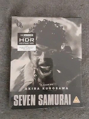 SEVEN SAMURAI 4K UHD/Blu-ray BFI Limited Edition BRAND NEW OOP Foto 1 de 3