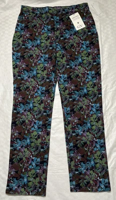 Gloria Vanderbilt Amanda Jeans Women's Size 12 Midnight Affair Autumn Leaves NWT - Image 1 of 4