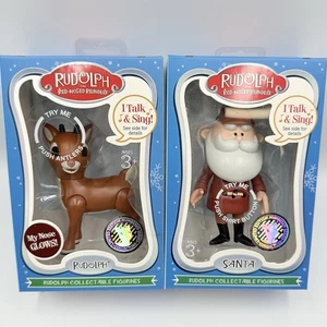 Rudolph Rentier mit roter Nase & Weihnachtsmann Figuren 50th Anniversary Talk & Sing - Bild 1 von 5