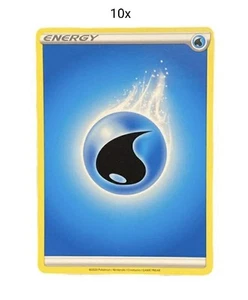 Pokemon - 10 Energiekarten Wasser Water Englisch - Energy Cards Pokémon - Bild 1 von 1