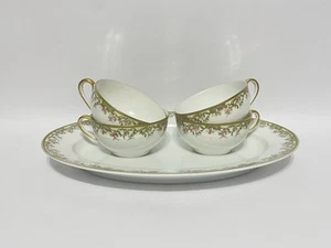 Grande piatto giapponese ceramica vintage e quattro tazze da tè, Alsazia Noritake Nippon - Foto 1 di 20