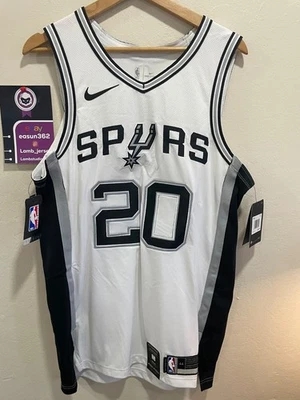 New Nike NBA San Antonio Spurs Manu Ginobili association Authentic Jersey 44 M - Image 1 of 4