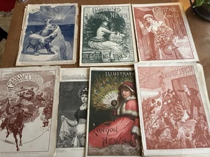 Illustrated London News Christmas Issue & The Graphic Christmas Number Magazines - Imagen 1 de 24