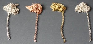 Meterware Ketten 4x je ca. 120cm lang silber gold bronze Modeschmuck sehr schön - Bild 1 von 1