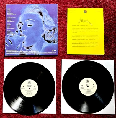 MADONNA EROTICA PROMO VINYL DJ RECORD & SEX BOOK ALBUM PRESS RELEASE LOT LP PRO - Image 1 of 4