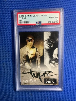 2013 Panini Black Friday TUPAC HRX PSA 10 Rookie - Image 1 of 3