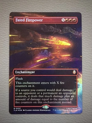 Fated Firepower (Borderless) - Avatar: The Last Airbender (TLA) - Foil 297 - Image 1 of 2