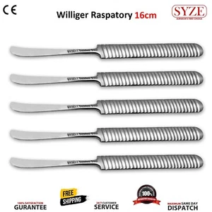 Williger ascensore piegato 16 cm 6 mm strumento raspatorio chirurgia dentale periostiale - Foto 1 di 16
