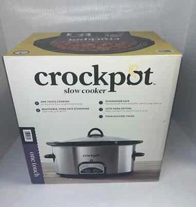 Crock-Pot 6 Quart Programmable Slow Cooker with Timer and Auto Food Warmer NEW - Picture 1 of 9