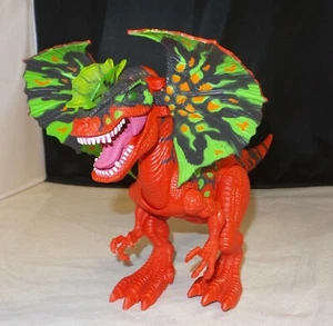 Chap Mei Red Dilophosaurus 10" Lights and Sounds RARE! - Dino Valley Dinosaurier - Bild 1 von 7