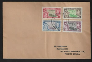 1937 Southern Rhodesia KG6 Coronation Cover - Picture 1 of 2
