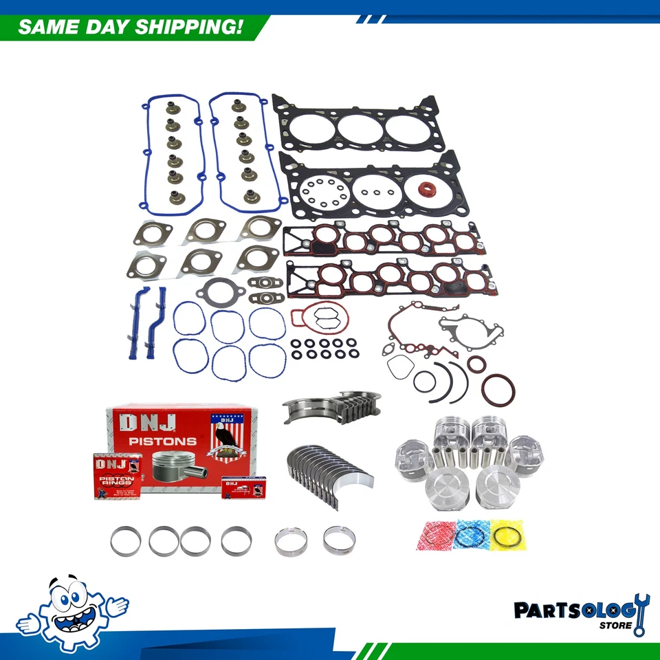 Kit de reconstrucción de motor DNJ EK4127A para Ford Freestar 2004 3,9 L V6 OHV 12 V cúbico 238 Foto 1 de 4