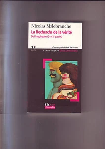 folio plus Nicolas Malebranche - la recherche de la verité De l'imagination 2-3 - Picture 1 of 2