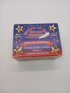 1993 RIDERS OF THE SILVER SCREEN POSTER ART AND BIO CARDS - Picture 1 of 6