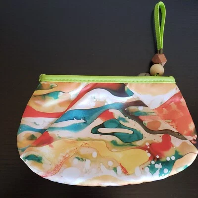 Bolsa de Cosméticos Mary Kay Brillante Artística Acuarela Satén Arte de la Naturaleza Foto 1 de 4