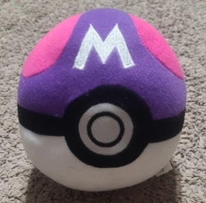 Pokemon Poke 'Balle Master Balle,Peluche Jouet Poupée Animal en Peluche,Violet - Photo 1 sur 2