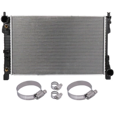 For 02-09 Mercedes-Benz C230 Radiator 2337 with Universal Oil Hose Clamps Kit - Изображение 1 из 4