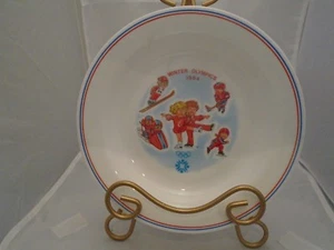 Corelle Flat Soup Bowls Winter Olympics 1984 Campbell's Kids Sarajevo - Picture 1 of 2