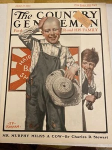 1922 June The Country Gentleman Magazine Illustrated Cover Art - Picture 1 of 12