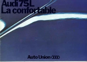 Catalogue brochure Audi 75 L 10/1969 France - Foto 1 di 2