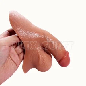Neueste 3,3 Zoll realistische Ballhülle Packer weich Trans Prothetik gefälschter Vogel - Bild 1 von 7