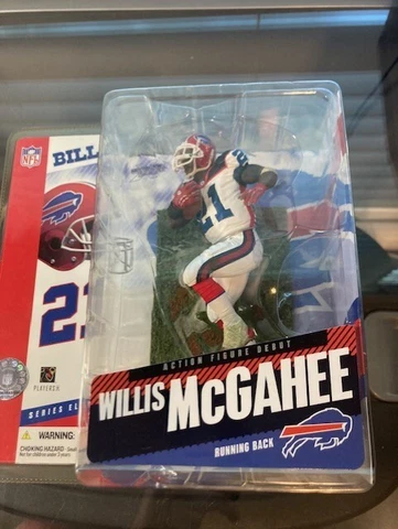 2005 McFarlane Willis McGahee Buffalo Bills series 11 White Variant CHASE NIB Cover