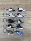 Lot Of 10 3D Sneaker Keychain Mini Shoes