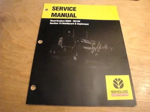 New Holland RG80 RG100 Road Grader Moldboard Service Repair Shop Manual - Picture 1 of 1
