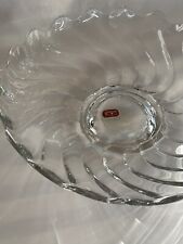 Vintage Colony by Fostoria 9" Floating Garden Clear Glass Bowl with Label