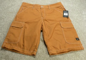 Men’s True Religion Cargo Shorts Size 33 #108056R Dark Khaki - Picture 1 of 9