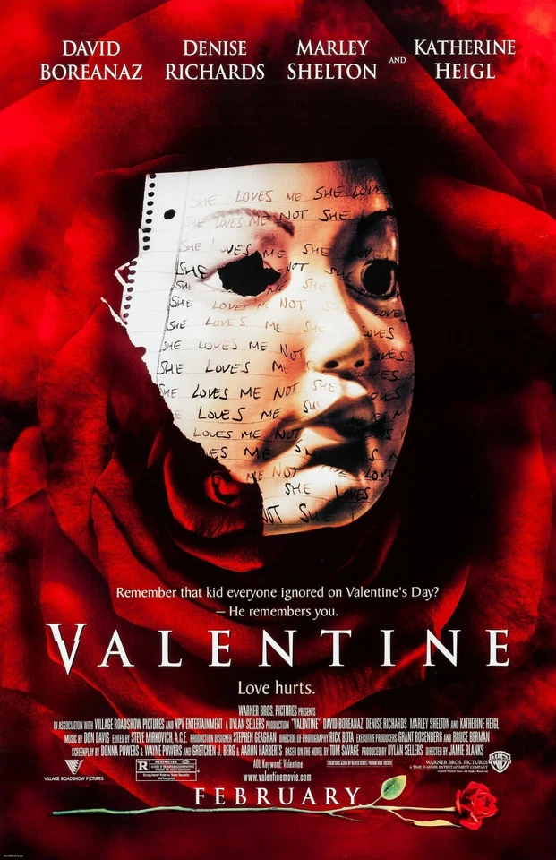 Póster de la película de San Valentín (a) Katherine Heigl, Denise Richards, Terror Foto 1 de 1