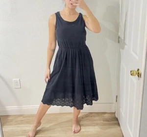J by Jason Wu Women's Tank Maxi Black Dress Size S Spandex Top 41024-0743 - Picture 1 of 11