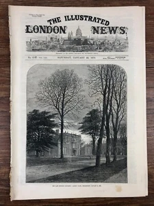 THE ILLUSTRATED LONDON NEWS 1873 Mort / Death of NAPOLEON III Chiselhurst - Picture 1 of 10