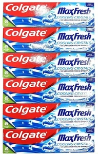 Colgate Zahnpasta Max Fresh Cooling Crystals Frische Weiße Zähne 6 x 75 ml - Bild 1 von 1