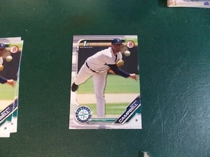 2019 Bowman Draft Base #BD-11 Isaiah Campbell - Seattle Mariners - Bild 1 von 2