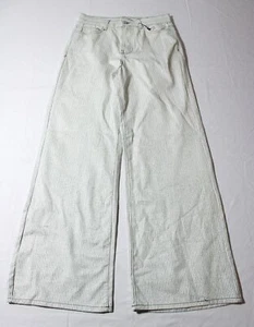 Zara Women's 100% Cotton Pinstripe Ankle Pants BL1 Multicolor US: 4 UK: 8 - Picture 1 of 9