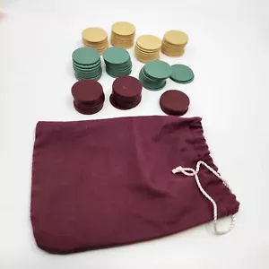 2004 Yahtzee Texas Hold'em Game Replacement 97 Chips Bag and Instructions - Picture 1 of 9