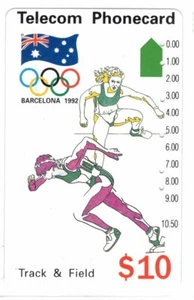 🔥 1992 Telecom Track & Field Barcelona 1992 $10 Used 🔥 - Picture 1 of 1