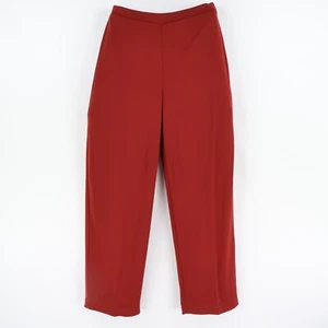 Valerie Separates Pants Womens Sz PM Red Stretch Elastic Waist Mid Rise Pull-On - Picture 1 of 8