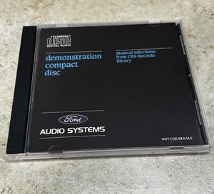 Ford Audio Systems: Demonstration Compact Disc PROMO MUSIC AUDIO high quality CD - Picture 1 of 3