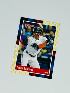 2022 Donruss - Presidential Collection - #241 - Jesus Sanchez /46 - Miami Marlin