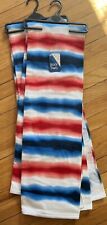 2 High Five Red White & Blue Beach Towels NWT Patriotic 4th July 30 X 60