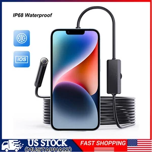 Direkter Stecker auf iPhone iOS Endoskop Endoskop Schlange Inspektionskamera Wasserdicht - Bild 1 von 20