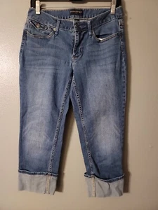 Banana Republic Rolled Cuff Capris Size 28/6R - Picture 1 of 7