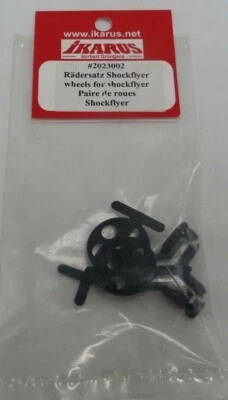 Lot of 6 Ikarus #2023002 Shockflyer Wheel Sets - RC Airplane - New in Packages - Image 1 of 2